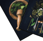 Artistic and Colorful Kitchen Rugs for Floor Non Slip Kitchen Rugs and Mats Kitchen Mat Set Farmhouse Kitchen - Spicy Art - 2 Pieces - 30"X17" + 47”X17 - Image 7