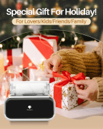 M03 Pocket Printer - Mini Thermal Printer Bluetooth Mobile Portable Printer Sticky Note Printer Photo Printer, Compatible with 53Mm(2Inch)/80Mm(3Inch) Paper, Best for Notes, Photo&List,White - Image 6