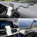 Car Phone Holder Mount Wireless Charging, 15W Wireless Car Charger Mount, Windshield Dash Phone Holder [With QC 3.0 Adapter] Compatible with Iphone 13 12 Mini 11 Pro Max, Samsung, Lg-Iron Gray - Image 7