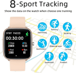 Smart Watch,  Smart Watch for Android Phones and Ios, HD Touch Smartwatch Waterproof Fitness Tracker Watch with Heart Rate, Stopwatch, Smart Watches for Men Women Compatible Iphone Samsung - Image 3