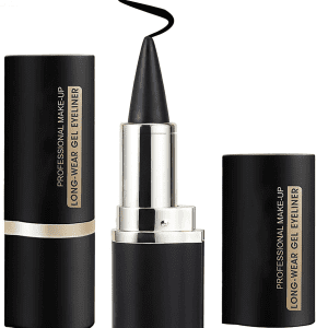 Waterproof Gel Eyeliner,Eyeliner Pencil Long Lasting,Schnell Trocknendes, Wasserfestes, Wischfestes Make-Up,Perfekt Für Smokey Eyes Make-Up,Mattes Finish(Schwarz)