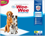 Wee-Wee Pee Pads for Dogs and Puppies Training L Gigantic, XL, Standard & Little L Absorbent Pee Pads for Training Puppies, Leak-Proof 6-Layer Technology, 24 Hour Protection Guaranteed
