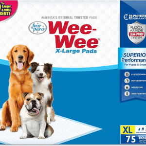 Wee-Wee Pee Pads for Dogs and Puppies Training L Gigantic, XL, Standard & Little L Absorbent Pee Pads for Training Puppies, Leak-Proof 6-Layer Technology, 24 Hour Protection Guaranteed