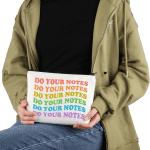 Therapist Appreciation Gift Do Your Notes Makeup Bag Rainbow Therapist Cosmetic Bag LGBTQ Therapist Gift (Do Your Notes M) - Image 6