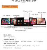 Full Makeup Kit, Professional Makeup Kit, Full Start Cosmetics Set for Women and Girls, Includes Cosmetics and Makeup Tools - Image 7