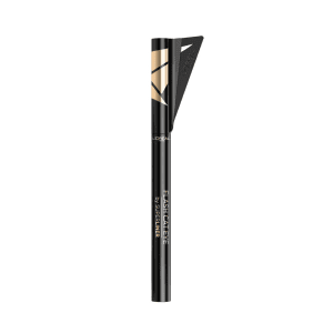 L'Oréal Paris Wasserfester Eyeliner Mit Schablone, 24H Halt, Super Liner Flash Cat Eye, Nr. 01 Black, 1 X 0,1 G