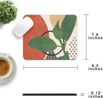 Mouse Pad with Stitched Edge, Premium-Textured Mouse Mat, Non-Slip Rubber Base Mousepad for Laptop, Computer & PC,9.5×7.9 Inches,Modern Abstract - Image 5