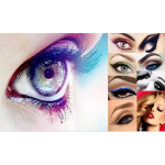 64PCS Eyeliner Schablone Lidschatten Schablone Eyeliner Schablone Sticker & Lidschatten Schablonen Sticker Kit Augen Make up Schablone Cat Eyes Make up Tool Eyes Winged Eyeliner Tape - Image 4