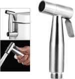 Handheld Bidet Sprayer for Toilet,  Baby Cloth Diaper Sprayer Bidet for Toilet Stainless Steel Brushed Nickel Bathroom Hand Held Shattaf Shower Wall&Toilet Mount (Bidet Sprayer Head Only) - Image 4