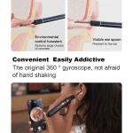 Note5 Pro Ear Cleaner Smart Visual Ear Wax Sticks Endoscope Tweezers Earpick Mini Camera Otoscope Personal Health Care - Image 3