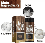 Poudre Coiffante Homme,Poudre Coiffante | Poudre Volumisante Portable Pour Cheveux Poudre Texturisante Coiffante Au Fini Mat Poudre De Texture Capillaire À Aspect Naturel (1PC) - Image 6