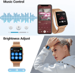 Smart Watch for Android Phones Ios Waterproof Smart Watches for Women Men Sports Digital Watch Fitness Tracker Heart Rate Blood Oxygen Sleep Monitor Touch Screen Compatible Samsung Iphone - Image 6