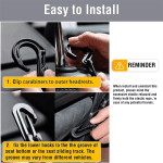 Pet Barrier Dog Car Net Barrier with Auto Safety Mesh Organizer Baby Stretchable Storage Bag Universal for Cars, SUV, Truck -Easy Install,Safer to Drive with Children and Pets - Image 6