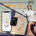 Smart Watch,  Smart Watch for Android Phones and Ios, HD Touch Smartwatch Waterproof Fitness Tracker Watch with Heart Rate, Stopwatch, Smart Watches for Men Women Compatible Iphone Samsung - Image 2