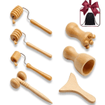 Wooden Facial Lifting Massage Face Massager Gua Sha Tool Beauty Health Massage Wood Therapy Wrinkle Remover Relaxation Skin Care - Image 4