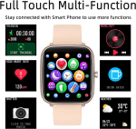 Smart Watch,  Smart Watch for Android Phones and Ios, HD Touch Smartwatch Waterproof Fitness Tracker Watch with Heart Rate, Stopwatch, Smart Watches for Men Women Compatible Iphone Samsung - Image 6