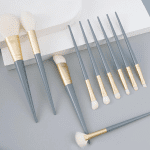 Makeup Brush Set 10X | Soft Bristles Professional Kosmetik Brushes for Face & Eyes | Wood Handle Travel Makeup Brush Set | Beauty Tools for Women'S Makeup Application | Foundation, Eyeshadow - Image 6