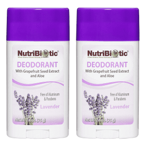 Deodorant, Lavender, 2.6 Oz Stick Twin Pack | with Witch Hazel, Grapefruit Seed Extract, Aloe & Lavender Oil | Vegan & Free of Aluminum, Paraben, Phthalates, Gluten, Gmo'S & Fragrance