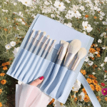 Makeup Brush Set 10X | Soft Bristles Professional Kosmetik Brushes for Face & Eyes | Wood Handle Travel Makeup Brush Set | Beauty Tools for Women'S Makeup Application | Foundation, Eyeshadow - Image 3