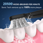 Electric Toothbrush 5 Modes USB Rechargeable 12 Replacement Toothbrush Heads Adult Ultrasonic Teeth Cleaning - Image 2