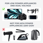 International Power Adapter Travel Plug - 4 USB Ports Universal Work for 150 Countries - 120 Volt Adapter - Adapter Type C Type a Type G Type I F for UK Japan China Eu Europe European by - Image 8