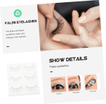 Lot De 6 Faux 3D Naturels Pour Une Tenue Longue Durée Idéal Pour Une Soirée - Image 3