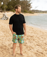 Pajama Shorts for Men, Men'S Pajama Bottoms, Sleepwear, Summer, Boating, Beach (Flip Flops, Large) - Image 4