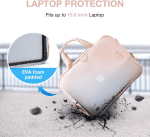 Laptop Bag for Women, 15.6 Inch Laptop Briefcase, RFID Blocking Laptop Case, Computer Bag Shoulder Messenger Bag - Image 4