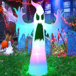 Tall Halloween Inflatable Scary Spooky Ghost (A2) - Image 2