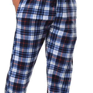 Mens Fleece Pajama Pants - Plaid Mens Pajama Bottoms - Mens Lounge Pants with Pockets (S - 3X)
