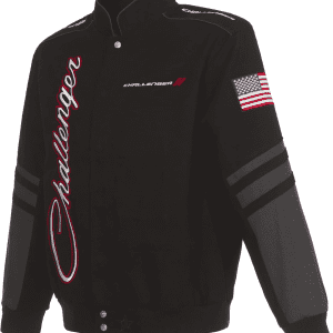 Men'S Dodge Challenger Jacket an Embroidered Classic Twill Coat