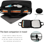 Laptop Computer Sleeve Case Bags 13 13.5 Inch for Women Men Compatible with Macbook Pro/Air 14Inch Notebook Shoulder Bag - Image 4