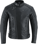 Men'S Motorcycle Motorbike Premium Quality Leather Jacket Distress Zip up CE Approved Protection Jacket New - Image 7