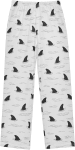 Boys Pajama Pants Shark Fin Lounge Pants Super Soft Pajama Bottoms with Pockets, L