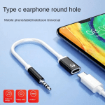 3.5Mm Male to Type-C Female Headphone Cable Converter Type-C Female Flat Head Earphone to round Head Adapter Cable - Image 2