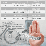 Winter Cycling Gloves Touchscreen Warm Gloves Windproof & Waterproof Gloves for Cycling, Skiing Running Outdoor Sports. Suits Men & Women (Black, XXL) - Image 6