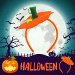 Halloween Pumpkin Headband Halloween Costume Pumpkin Headwear - Image 2