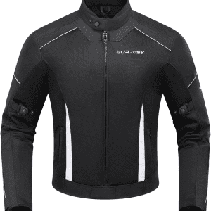 Mesh Motorcycle Jacket for Men, Summer Motorbike Biker Jacket, Reflective Lightweight Breathable Riding Jacket