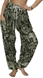 Elephant Harem Pants for Women S-4XL plus Yoga Boho Beach Lounge Pjs