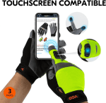 3Pairs Safety Work Gloves,Builder Gloves,Gardening Gloves,Light Duty Mechanic Gloves(Size S,3Colors,Sl7584) - Image 6