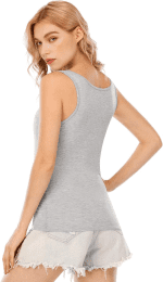 Basic Tank Tops for Women Undershirts Tanks Top Lightweight Camis Tank Tops 4-Pack - Image 3