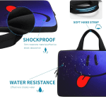 Smile 14 15 15.4 15.6 Inch Laptop Handle Bag Computer Protect Case Pouch Holder Notebook Sleeve Neoprene Cover Soft Carring Travel Case for Dell Lenovo Toshiba HP Chromebook ASUS Acer ICB-05 - Image 5
