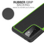 for Samsung Galaxy A72 Case, Slim Rugged Grip Hard Phone Cover, Green - Image 3