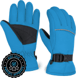 Kids Snow Gloves - Ski & Snowboarding Waterproof Insulated Winter Gloves for Girls, Boys & Toddlers