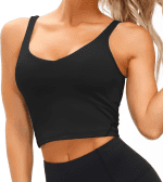 Women'S Tank Top Padded Sports Bra Running Workout Yoga Crop Top - Image 2