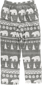 Men'S Fleece Pajama Pants, Nordic Fleece Pajama Bottoms for Men, Warm Pajama Pants - Image 4