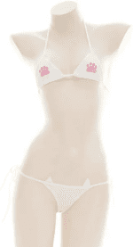 Cute Anime Lingerie Sets Sexy Bra and Panty Set Costume Cosplay Bikinis for Women - Image 9