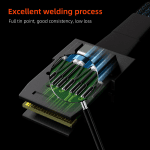 Mini SAS to 4 SATA Cable, 36 Pin SFF 8087 Host/Controller to 7 Pin SATA Target/Backplane, Compatible with PERC H310, RAID Controller (SFF-8087 to 4SATA Forward Breakout) 1.6 Feet - Image 4