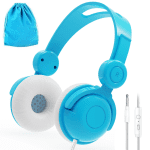 Kids Headphones for Girls Boys, Wired Headphones for Kids with Microphone, HD Sound Sharing Function, 85 Db Volume Limited Hearing Protection, Kids Headphones for School Travel, 2 Pcs - Image 8