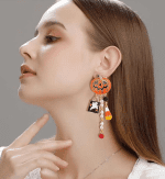 Gold Statement Earrings - Silver, Big, Chunky, Geometric Rectangle, Large, Thick - 12 Colorful Options - Image 4